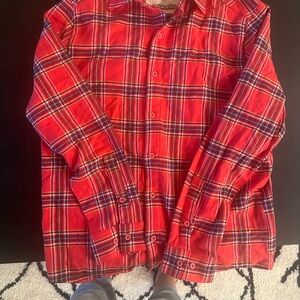 CakeWorthy Minnie Mouse Bow Tie Long Sleeve Flannel